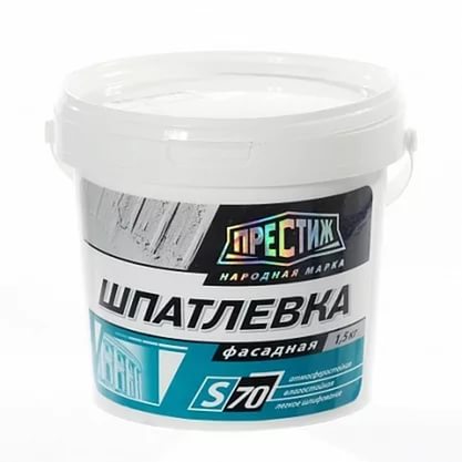 Шпаклевка фасадная акрилатная Престиж 1.5 кг.