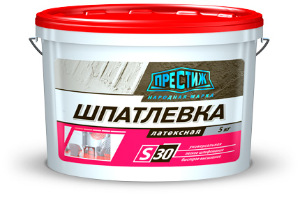 Шпаклевка акрилатная латексная Престиж 3кг