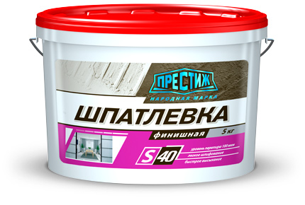 Шпаклевка акрилатная финишная Престиж 5,0 кг., шт.