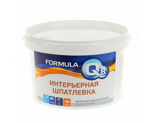 Шпаклевка латексная Formula Q8 1,5 кг.